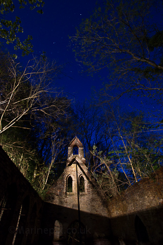 Abandoned Church at Night